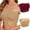 Wine, variant on LYEAA Wireless Bras for Women Pack of 2 Plus Size Padded Strapless Stretch Push Up Bandeau No Wire Solid Seamless Invisible Support Non-Slip Breathable Comfortable Soft Sleeping Everyday Bra Brown L