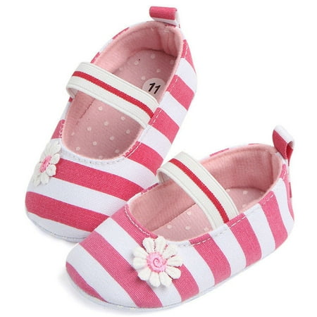 

Fullvigor Floral Infant Sole Shoes Anti-slip Stripe Sneakers