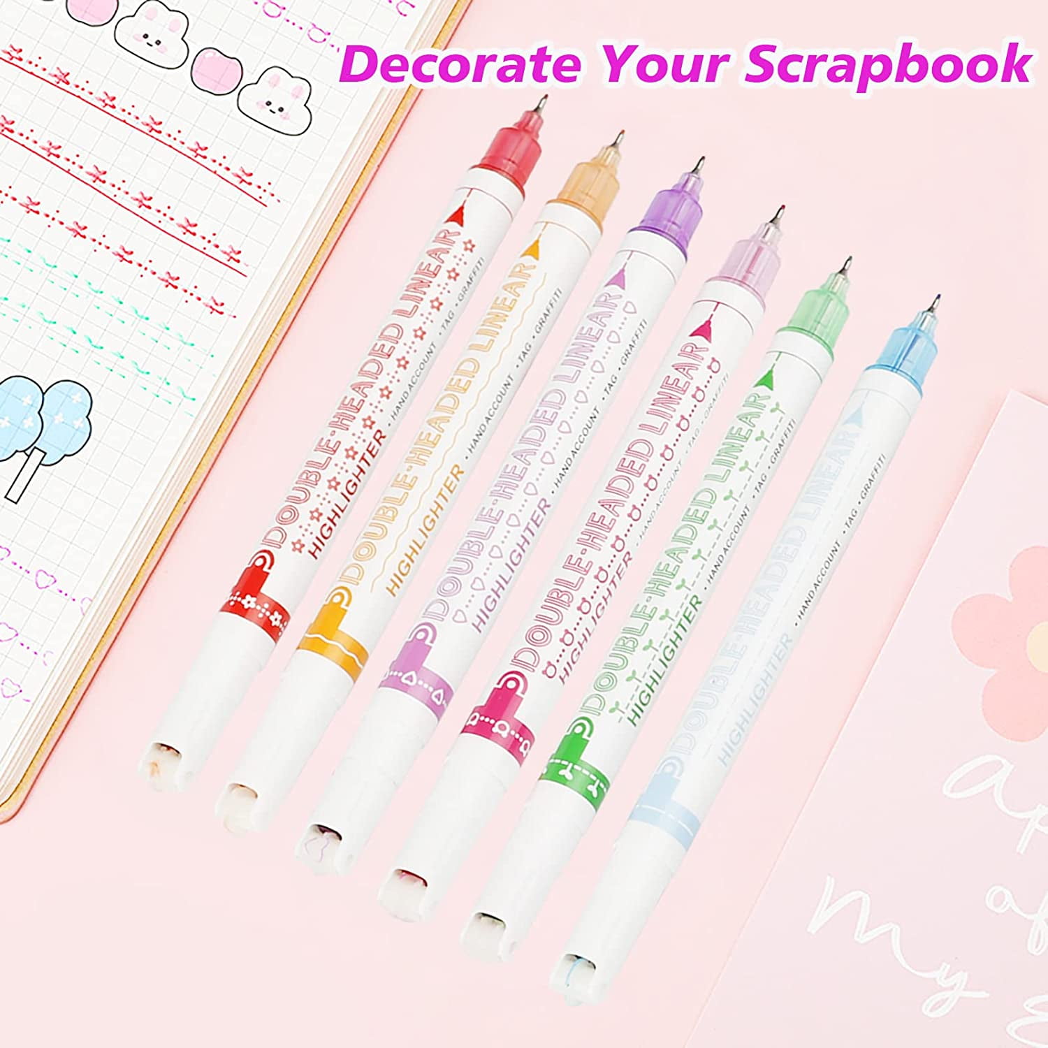 Buy Curve Highlighter Pen Set,Dual Tip Curve Pens Highlighters