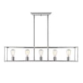 thumbnail image 1 of Golden Lighting 2072-LP CH 5 Light Linear Pendant, Chrome, 1 of 6