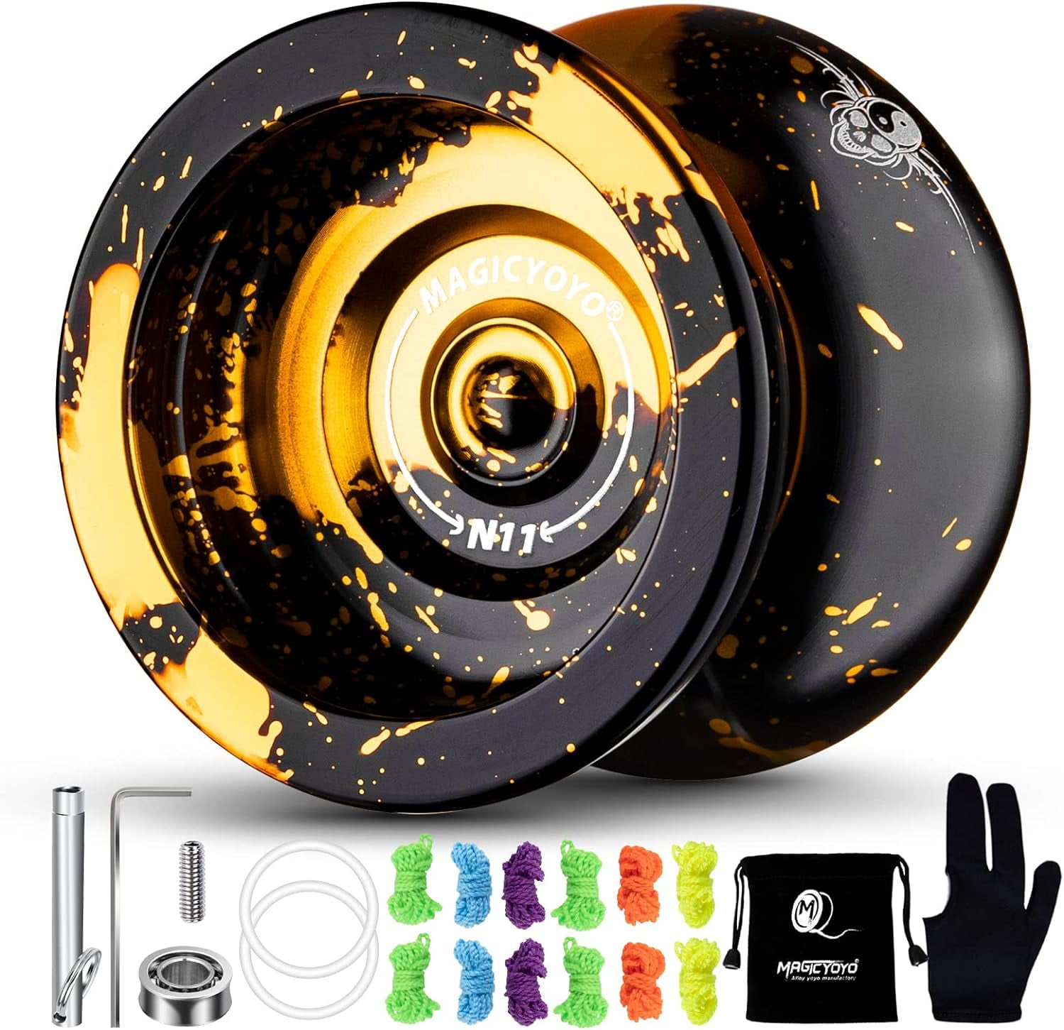 MAGICYOYO Dual Purpose Yoyo- Responsive Yoyo N11 Alloy Aluminum