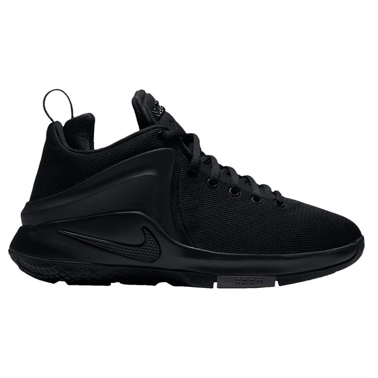 silhouet werkzaamheid spreken Nike Zoom Witness GS Black/Dark Grey Boys Basketball Shoes Size 5Y -  Walmart.com