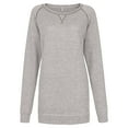 thumbnail image 4 of idosla Tunic Tops for Women 2025 Long Sleeve Shirts for Leggings Loose Fit Sweaters (Grey, S), 4 of 4