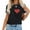 Black, variant on Hollywood Thread Classic I Love LA with Red Heart Los Angeles Pride Women's T-Shirt