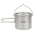 thumbnail image 4 of Outdoor Cup Lixada 750ml / 900ml / 1100ml Olla de titanio liviana con spork plegable para acampar al Lixada Outdoor Cup, 4 of 7
