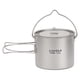 thumbnail image 3 of Copa de titanio Lixada 750 ml / 900 ml / 1100 ml olla de titanio ultraligera taza de agua con tapa y Lixada  Copa de titanio, 3 of 7