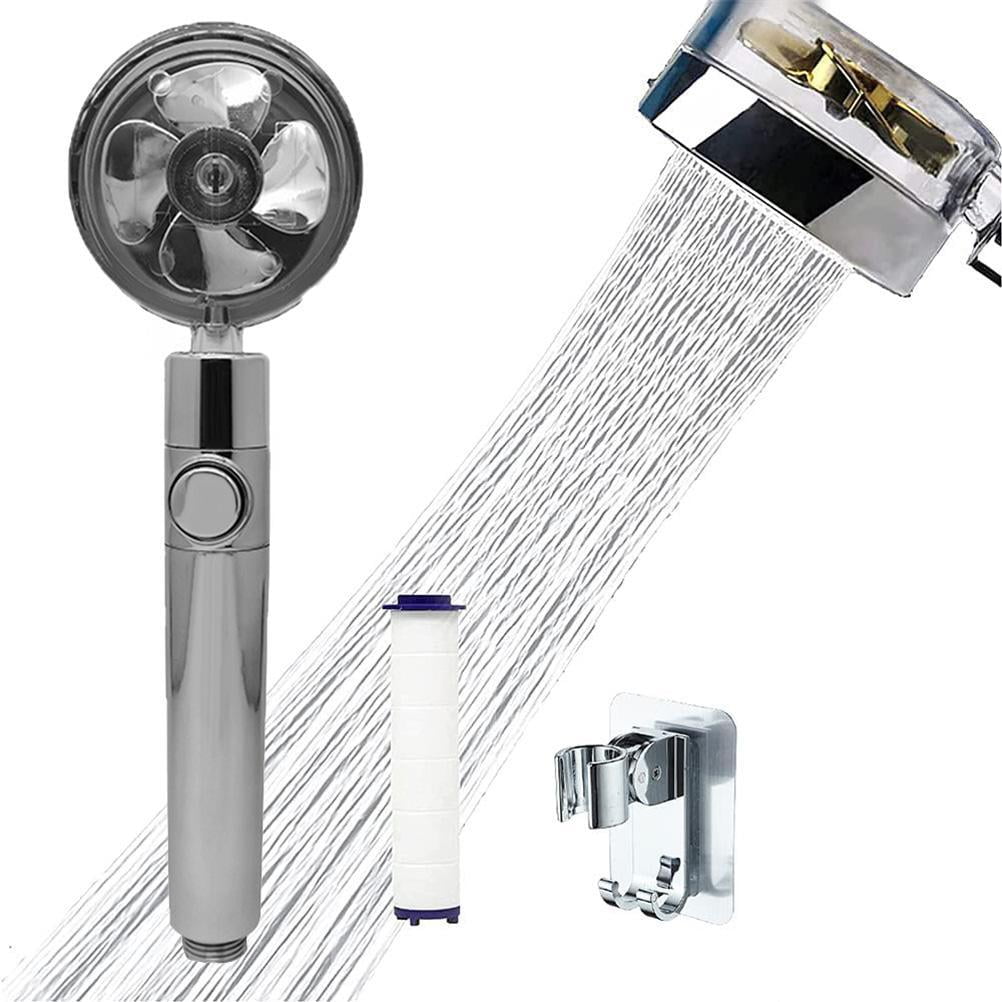 HighPressure Propeller Driven Handheld Shower Head with Filter and