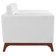 thumbnail image 4 of Allora Mid Century Modern Accent Chair in White, 4 of 5