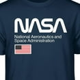 thumbnail image 2 of Teelocity NASA Classic Logo Graphic T-Shirt (X-Large, Navy), 2 of 4