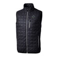 thumbnail image 2 of Men's Cutter & Buck  Navy Hillsboro Hops Rainier PrimaLoft Big & Tall Eco Insulated Full-Zip Puffer Vest, 2 of 3