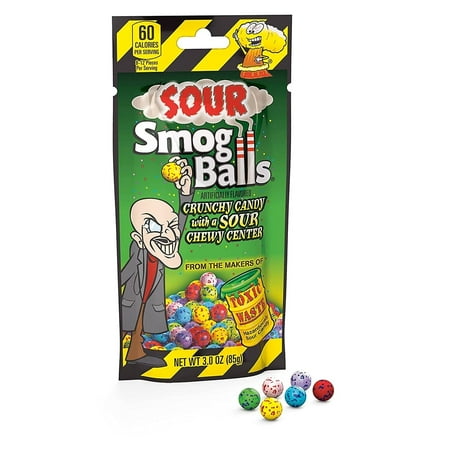 Sour Smog Balls- 3oz Bags - 1 Pack - FREE SHIPPING