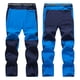 thumbnail image 4 of Pantalones de secado rápido, pantalones de carga de una sola capa para hombres, pantalones elásticos finos para deportes al aire libre, montañismo, primavera y verano, para mujer, talla grande, 4 of 5
