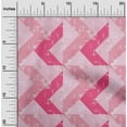 thumbnail image 1 of oneOone Cotton Silk Fabric Line|Chevron & Triangle Geometric Print Fabric By Yard 42 Inches Wide, 1 of 4