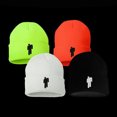 thumbnail image 2 of Gorro liso con puños, gorros cálidos de invierno, gorro tejido al aire libre para hombres y mujeres, 2 of 3