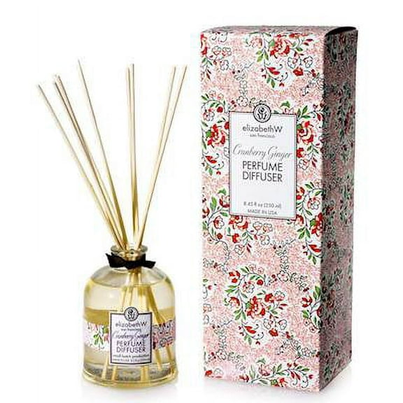 CRANBERRY GINGER Elizabeth W Perfume Reed Diffuser 8.45 oz