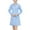 Blue, variant on Scrub Dresses for Women Casual Solid Color Short Sleeve Nur-se Working Uniform Pockets Stretchy V-Neck Holiday Workwear Blue