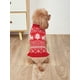 thumbnail image 2 of PETSIN Autumn And Winter Reindeer Snowflake Pattern Warm Dog Sweater, 2 of 4