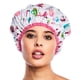 thumbnail image 1 of Gorro de ducha y gorro de baño reutilizables e impermeables Fashionista Diva, 1 of 7