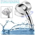 thumbnail image 2 of Japanese Style Shower Sprinkle One Touch Water Stop Shower Head with Switch Hand Bath Lotus Pompom Head Boost, 2 of 4
