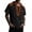 Black, variant on Men's Henley Shirt Hooded Lace Up Vintage Casual T-Shirt Waffle Renaissance Pirate Viking Medieval Tops With Pocket