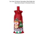 thumbnail image 1 of Christmas Wine Bottle Cover Merry Christmas Decorations For Home Christmas Ornament New Year 2023 Xmas Navidad Gifts, 1 of 1