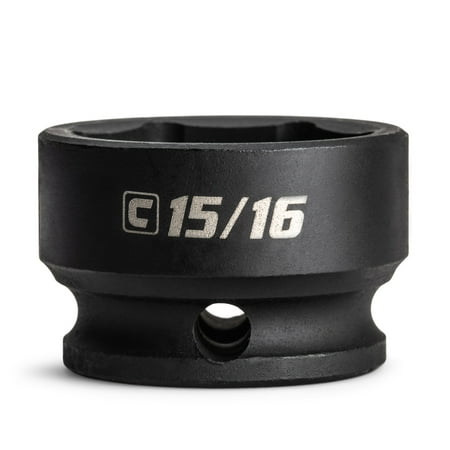 UPC: 0886352534611 | Capri Tools 15/16 in. Stubby Impact Socket 3/8 in. Drive 6 Point SAE