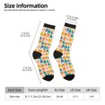 thumbnail image 2 of Bingfone Compression Socks for Women and Men Long Socks for Running Athletic Cycling Nurse- Small Animals with Knit Hat Pattern, 2 of 6
