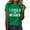Green, variant on Tiweut T Shirts for Women I Could Be Meaner Printed Round Neck Short Sleeve Pullover Blouse,Black