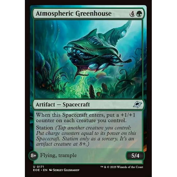 MtG Edge of Eternities Uncommon Atmospheric Greenhouse #171