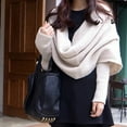 thumbnail image 4 of fastboy Stay Warm In Style European Style Winter Women Long Scarf Super Cozy And Soft Easy To Clean yellow, 4 of 6