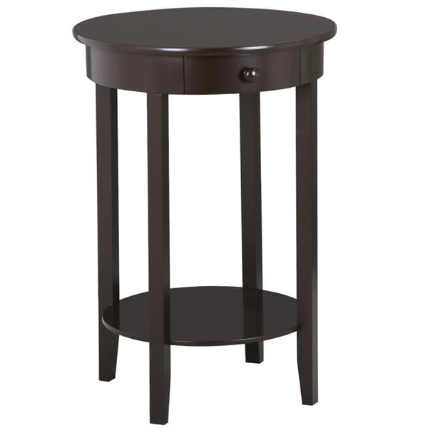Yaheetech Round Sofa Side End Table, Small Round End Tables With Drawers