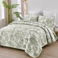 thumbnail image 2 of Juego de edredón WONGS BEDDING Botanical California King Size Green, 2 of 7