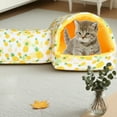 thumbnail image 3 of Cozy Hidden Tunnel Pet Bed for Small Animals Washable Comfortable Play and Rest Habitat for Rabbits Ferrets Hamsters, 3 of 3