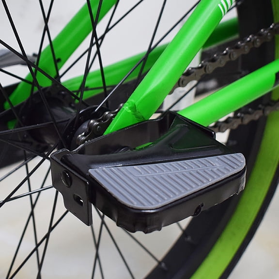 Hesroicy 1 Pair Bike Foot Pedal Non-slip Widened Universal Manganese Steel Bicycle Rear Stand Footpegs for Electric Car