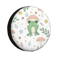 thumbnail image 2 of Balery Frog and Mushrooms Tire Covers - Tough Tire Wheel Protector for Truck, SUV, Trailer, Camper, RV -14 inch, 2 of 8