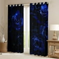 thumbnail image 2 of Castle Fairy Chic Floral Rose Blackout Curtains Set of 2 (52x84 Each) for Female Men Women,Vintage Aesthetic Window Curtains,Romantic Flowers Curtains and Drapes,Microfiber Bedroom Decor, 2 of 6