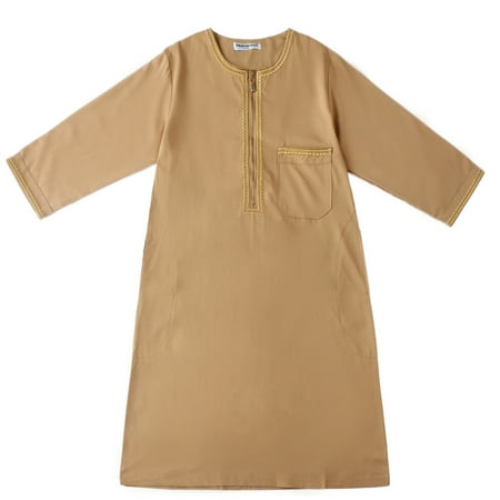 

MIUBAGIAL Toddler Teenage Boy Long Sleeve Solid Robe Bodysuit for Children Clothes