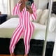 thumbnail image 1 of Mono con estampado Sexy para el Día de San Valentín para mujer, ropa de dormir de manga larga, Bodycon, pelele, pantalones, pijamas de una pieza, 1 of 4