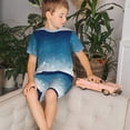 thumbnail image 4 of Balery Christmas Snowflakes Conjunto de Pijama Infantil de Manga Corta con Estampado – Ropa de Dormir de Algodón Suave-Large, 4 of 6