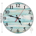 thumbnail image 2 of Style Wall Clock For Living Room Bedroom 24 Hour Display Modern Density Board Hanging Clock With Design, 2 of 5