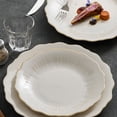 thumbnail image 3 of Vintage Irregular Flower Shape Flat Plate Shallow Plate Household Premium Feeling Creative Ceramic Plate Salad Plate, 3 of 7