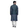 thumbnail image 3 of Atasi Ensemble Kurta Pyjama Ethnique Classique à Manches Longues Imprimé pour Hommes Tenue Décontractée, 3 of 5