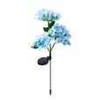 thumbnail image 2 of Jacenvly Christmas Lights Outdoor New Solar Lantern Hydrangea Macrophylla Simulated Flower Household Garden Garden Lantern Living Room Decor, 2 of 6