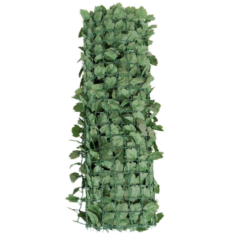 Spaco 40 x 95 inch Faux Ivy Leaf Decorative Privacy Fence, Privacy Fence with Tightly Attached Leaves, Simulated Green Vine Privacy Fence for Indoor and Outdoor, Green