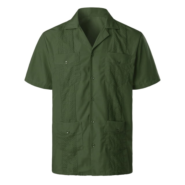 BOBOGOJP Chemise Homme Ajustée Manches Longues en Lin Coton, AG TG