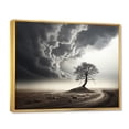 thumbnail image 2 of Designart "Storm Tornado expression" Landscapes Floater Framed Wall Art Print, 2 of 7