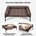 thumbnail image 3 of Cama para perros Veehoo Cooling Elevated con cojín impermeable, 3 of 7