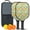 Pioneer Flower Floral-1, variant on Pickleball Paddles Set,Pioneer Flower Floral Print Pattern Fiberglass Surface Pickleball Racket Set with 2 Indoor Outdoor Pickleball Balls and Pickleball Bag,Pickle-ball Equipment