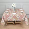 thumbnail image 3 of Pioneer Flower Floral Print Pattern Square Tablecloth, Waterproof Wipeable Spillproof Washable Table Cover for Home Kitchen Party Decor, 42"x42", 3 of 6