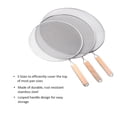 thumbnail image 3 of Splatter Screens, Stainless Steel Splatter Screens for Frying Pan with Insulated Handles, Grease Splatter Guards for Kitchen Frying Pan Cooking (Pack of 3), 3 of 7